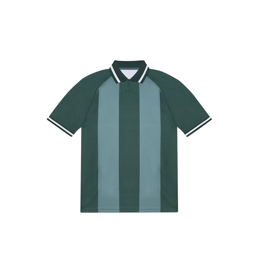 BC-Active-Polo-Polyester-mesh-Gestreept-140-gm-bedrukken-forest-green-green