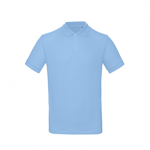 BC-Inspire-heren-polo-Biologisch-katoen-170-gm-bedrukken-sky-blue