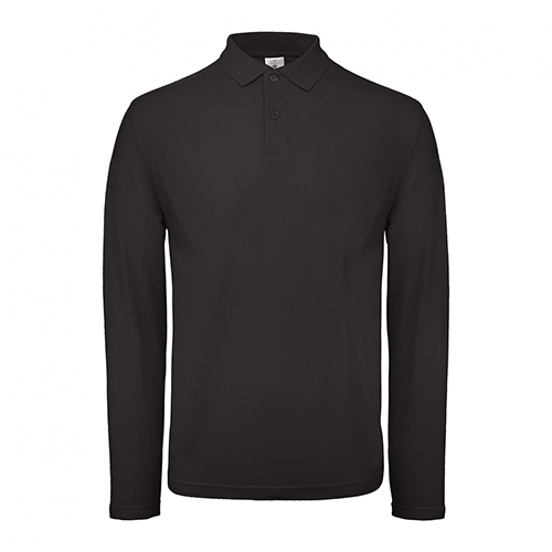 BC-longsleeve-unisex-polo-180-gm-bedrukken-black