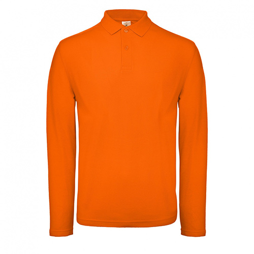 BC-longsleeve-unisex-polo-180-gm-bedrukken-orange
