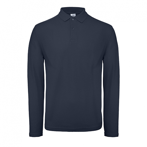 BC-longsleeve-unisex-polo-180-gm-bedrukken-navy
