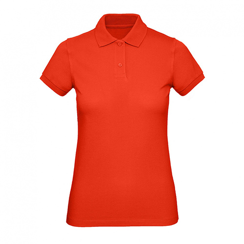 BC-Inspire-dames-polo-Biologisch-katoen-170-gm-bedrukken-fire-red