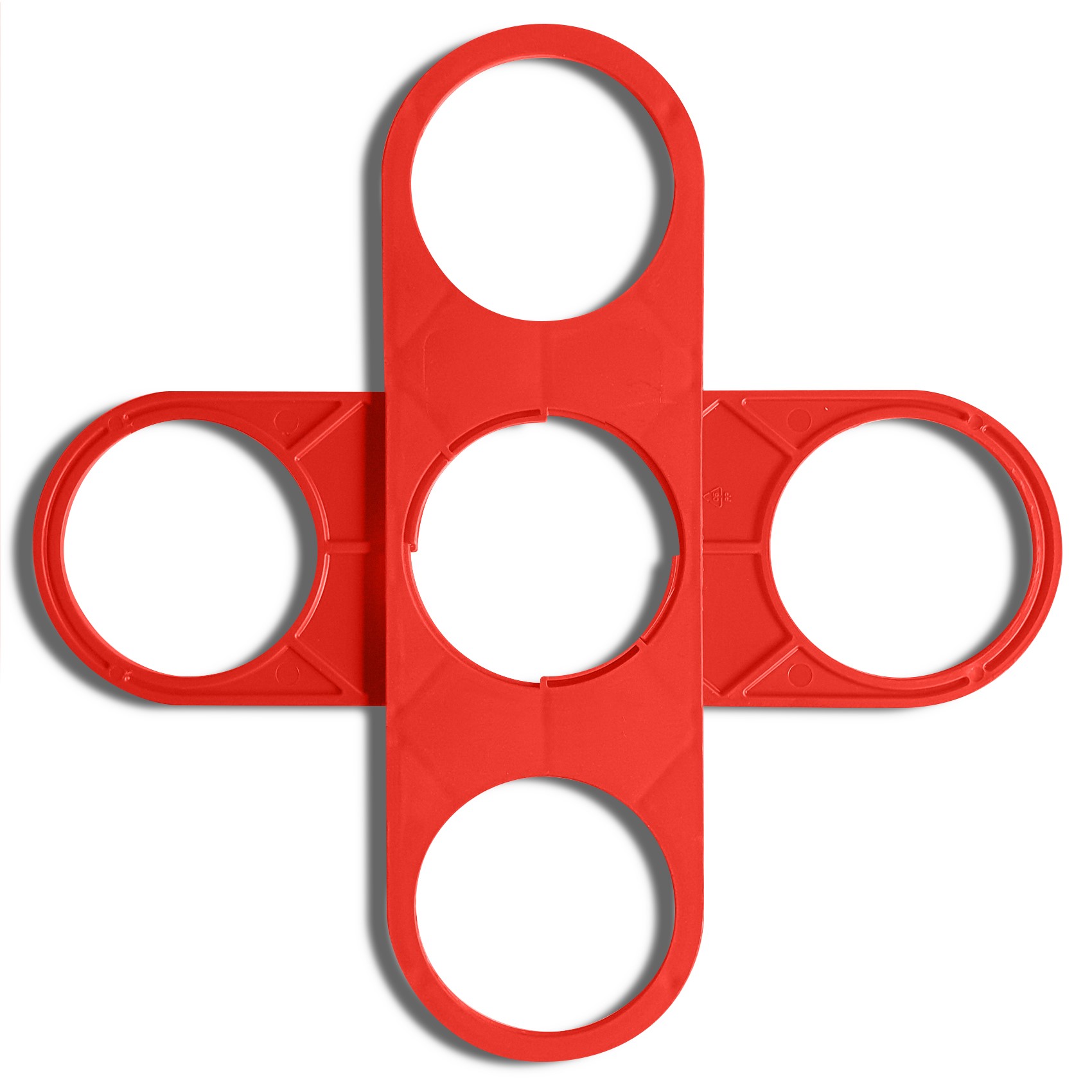 Bierhouder-Bekerhouder-5-bekers-bedrukken-rood