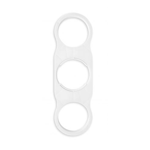 Festitray-20-custom-bekerhouder-5-bekers-Tweekleurig-bedrukken-wit