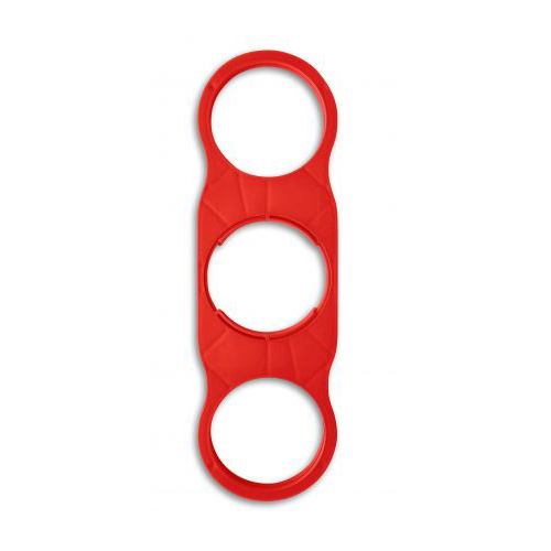 Festitray-20-custom-bekerhouder-5-bekers-Tweekleurig-bedrukken-rood
