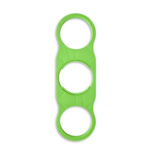 Festitray-20-custom-bekerhouder-5-bekers-Tweekleurig-bedrukken-groen