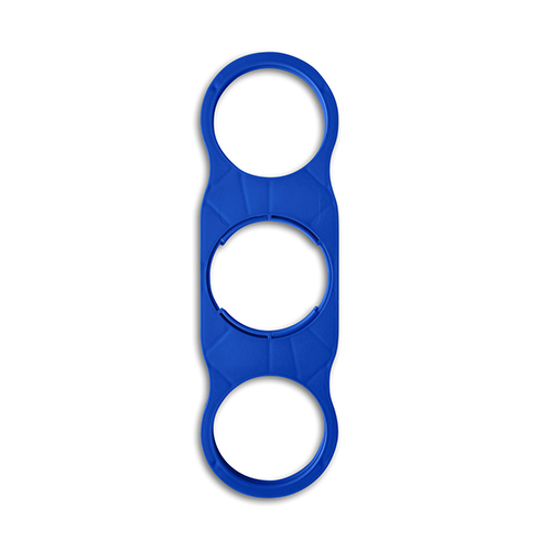Festitray-20-custom-bekerhouder-5-bekers-Tweekleurig-bedrukken-blauw