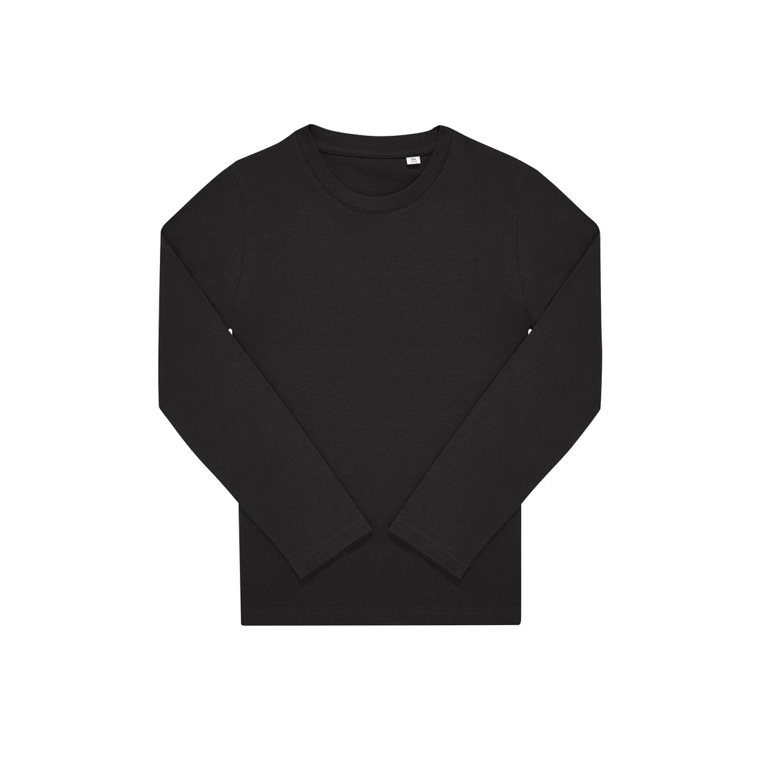 BC-E150-Longsleeve-Kids-T-shirt-145-gm-bedrukken-black