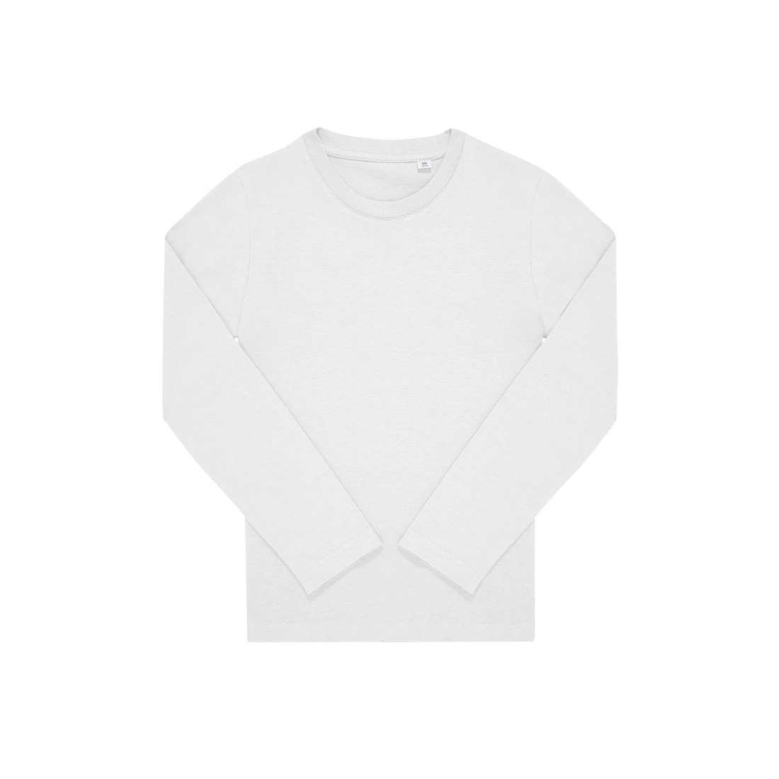BC-E150-Longsleeve-Kids-T-shirt-145-gm-bedrukken-white