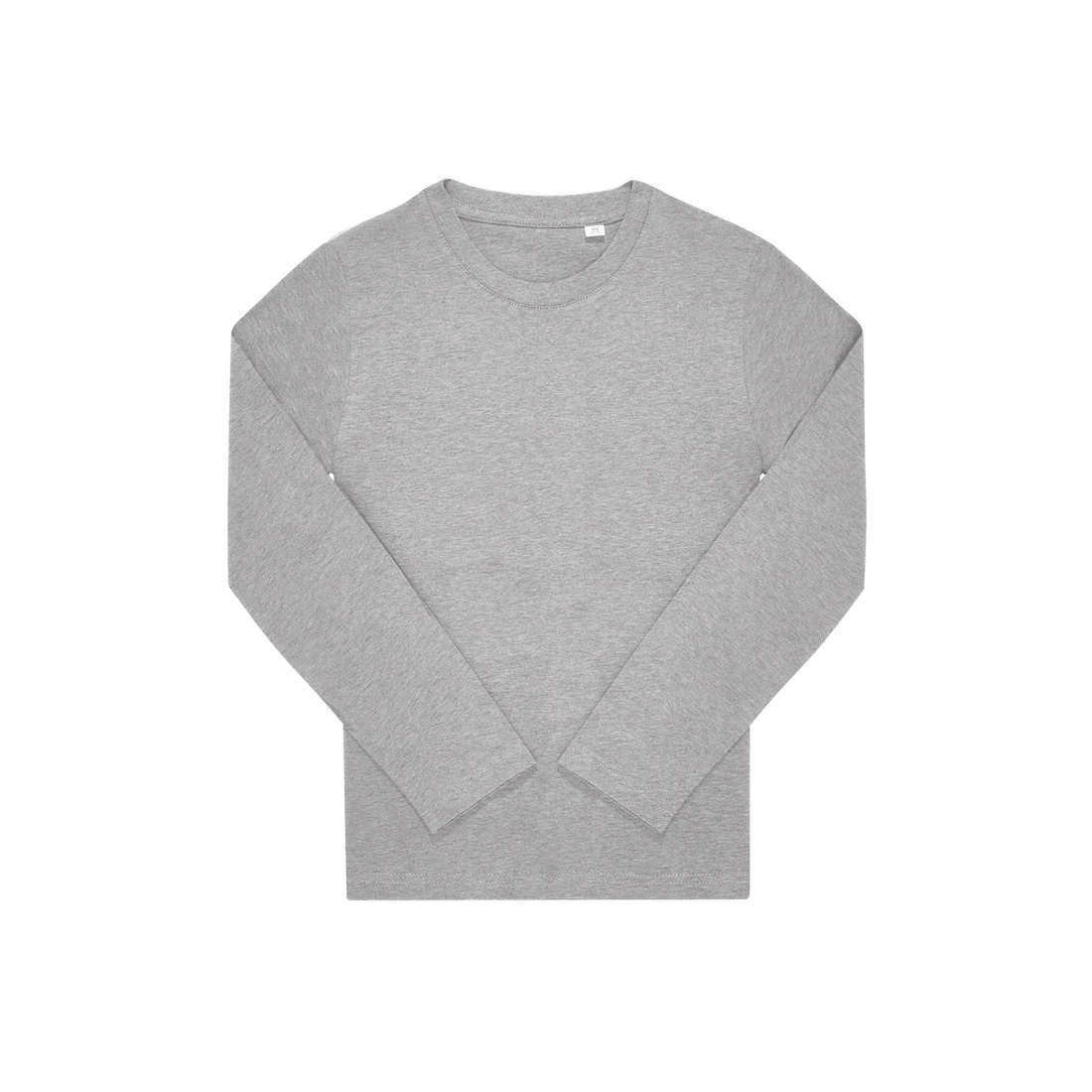 BC-E150-Longsleeve-Kids-T-shirt-145-gm-bedrukken-sport-grey