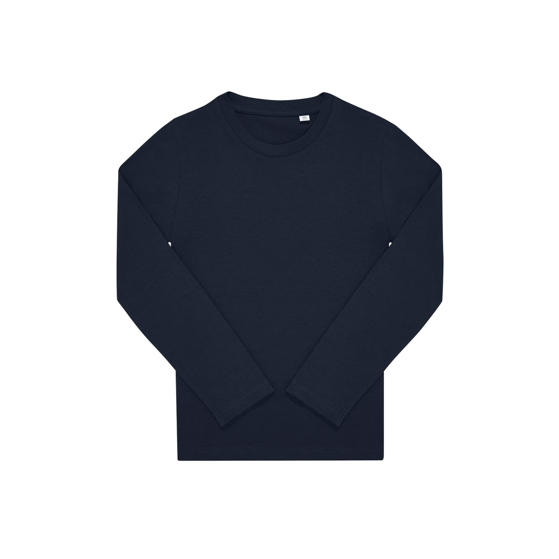 BC-E150-Longsleeve-Kids-T-shirt-145-gm-bedrukken-navy