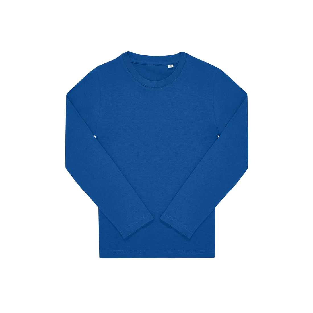 BC-E150-Longsleeve-Kids-T-shirt-145-gm-bedrukken-royal-blue