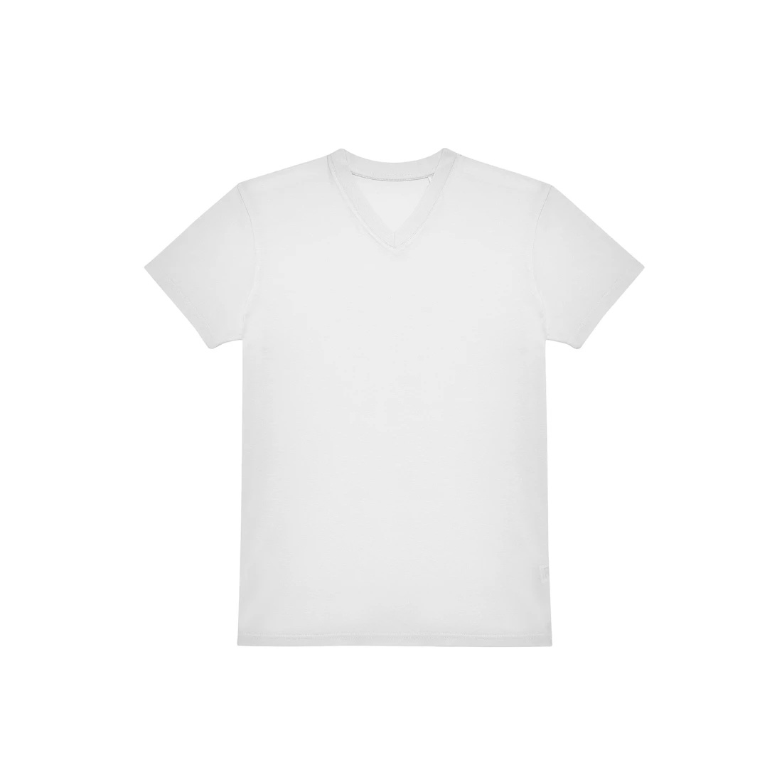 BC-E150-T-shirt-met-V-hals-145-gm-bedrukken-white