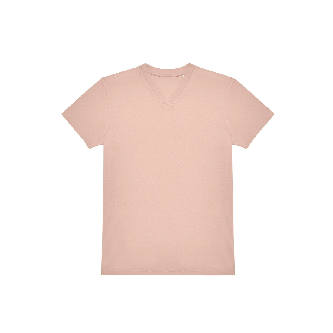 BC-E150-T-shirt-met-V-hals-145-gm-bedrukken-soft-rose