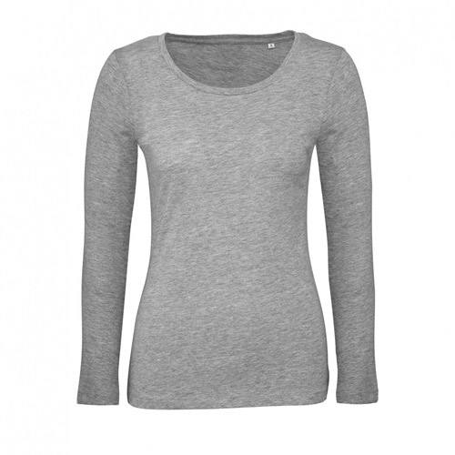BC-Inspire-dames-T-shirt-Longsleeve-Biologisch-katoen-140-gm-bedrukken-sport-grey