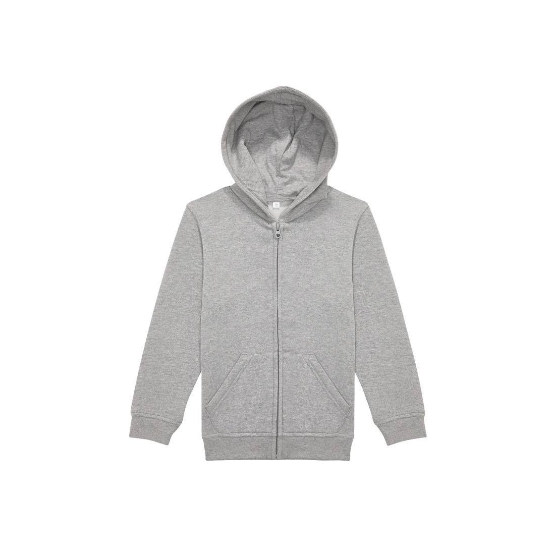 BC-ID334-Kids-hoodie-met-ritssluiting-280-gm-bedrukken-sport-grey
