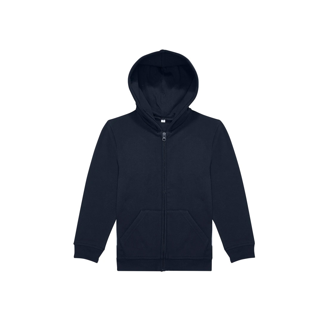 BC-ID334-Kids-hoodie-met-ritssluiting-280-gm-bedrukken-navy