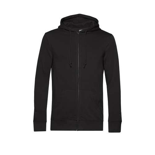 BC-Hoodie-met-ritssluiting-Unisex-280-gm-bedrukken-black