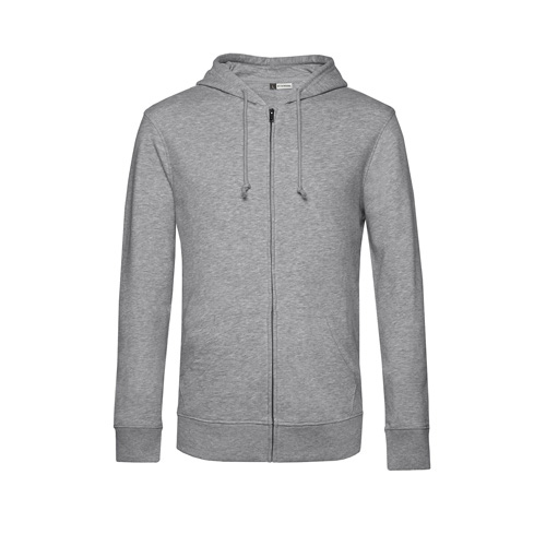 BC-Hoodie-met-ritssluiting-Unisex-280-gm-bedrukken-heather-grey