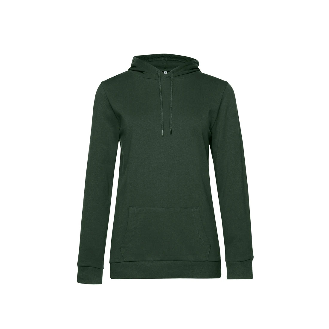 BC-French-Terry-hoodie-Dames-280-gm-bedrukken-forest-green