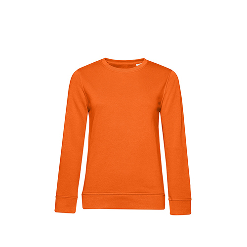 BC-Inspire-Sweater-Dames-Biologisch-katoen-280-gm-bedrukken-pure-orange