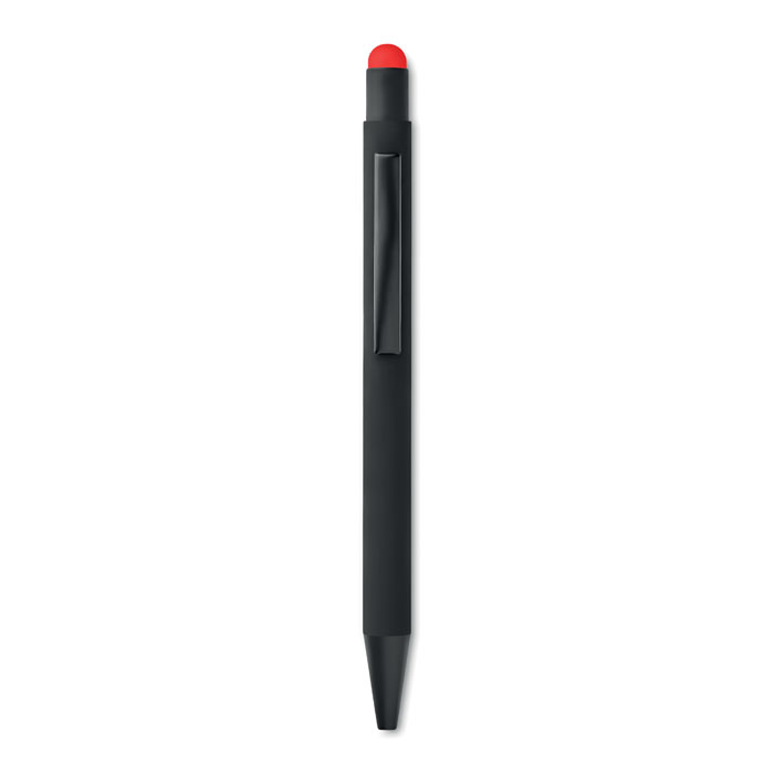 Stylus-balpen-Gerecycled-aluminium-bedrukken-rood