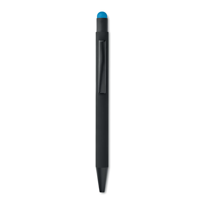 Stylus-balpen-Gerecycled-aluminium-bedrukken-blauw