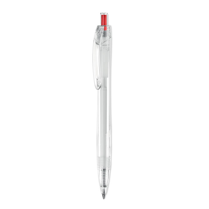 Balpen-met-drukmechanisme-RPET-bedrukken-rood
