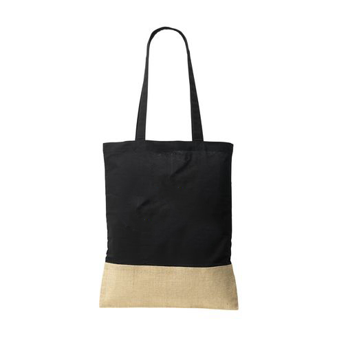 Winkeltas-van-biologisch-katoen-36-x-44-cm-160-gm-bedrukken-zwart