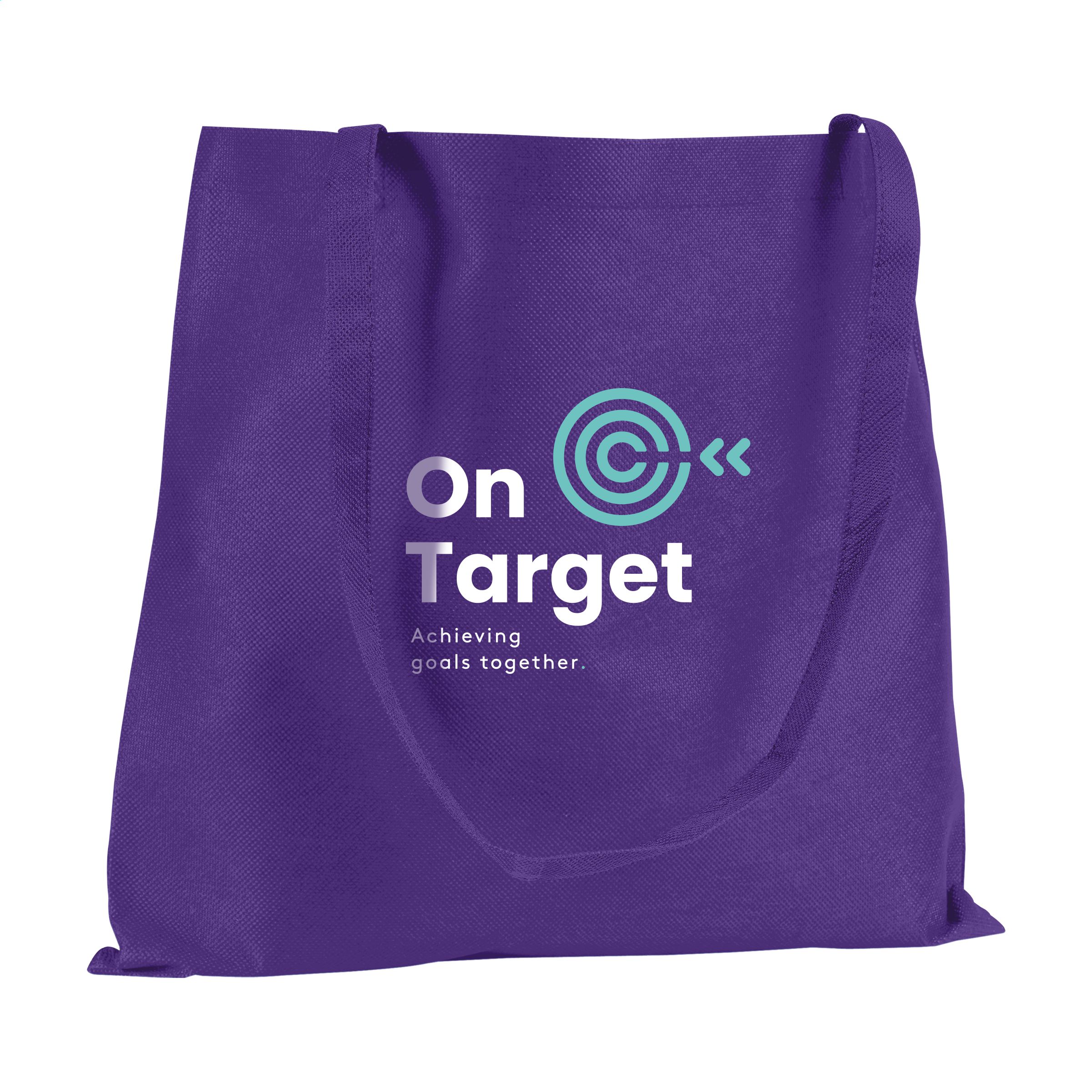 Shopper-winkeltas-Non-woven-38-x-42-cm-80-gm-bedrukken-paars