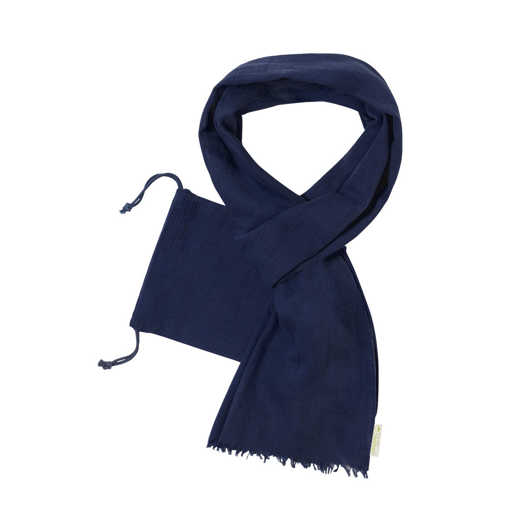 Sjaal-van-biologisch-katoen-70-gm-bedrukken-donkerblauw