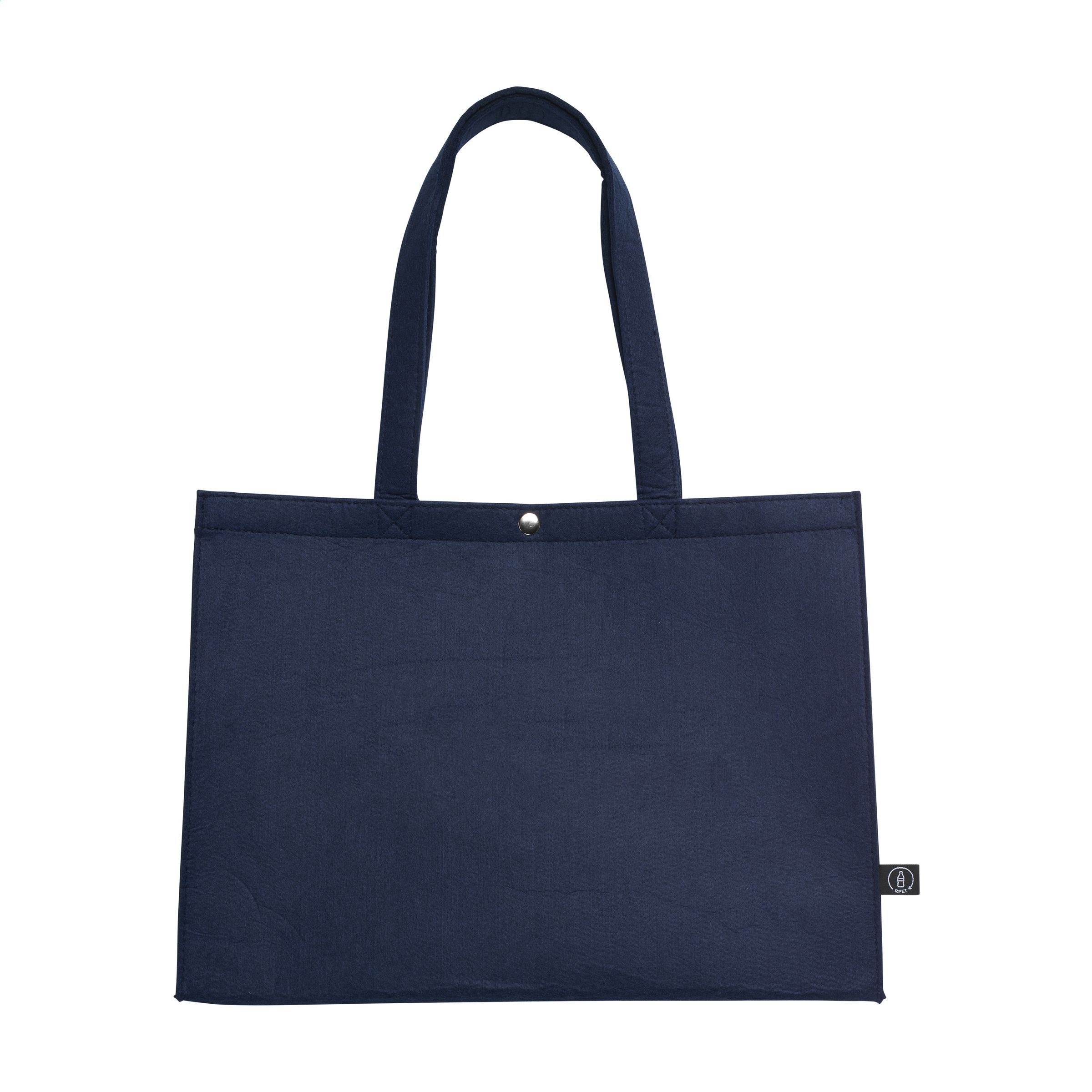 Big-shopper-RPET-vilt-45-x-33-cm-20-liter-bedrukken-donkerblauw