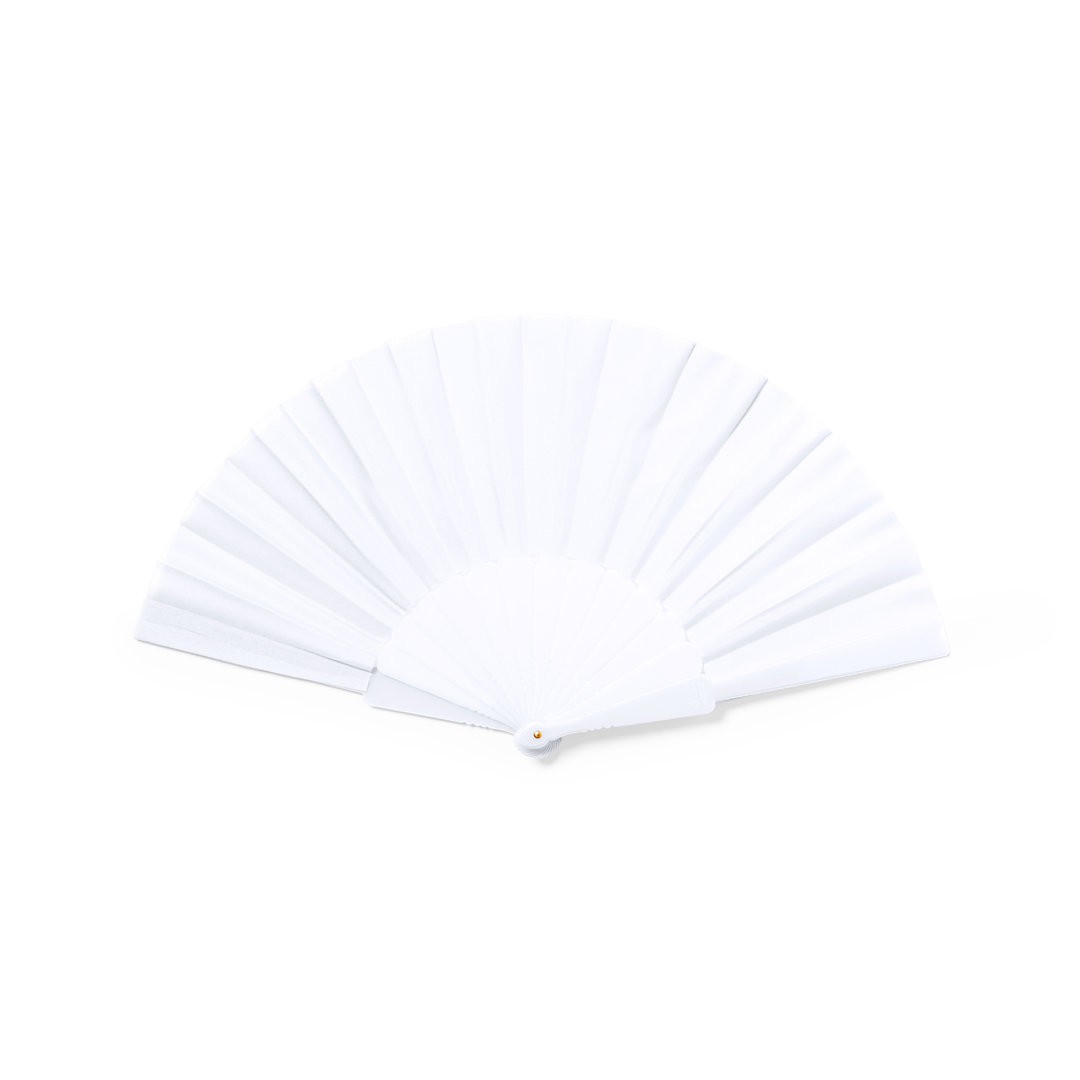 Basic-waaier-RPET-handvat-bedrukken-wit