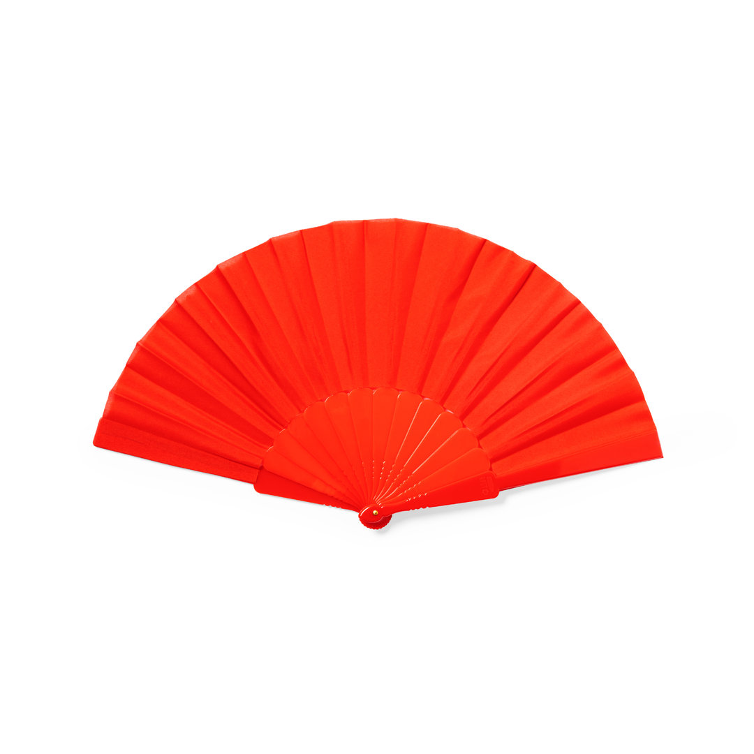 Basic-waaier-RPET-handvat-bedrukken-rood