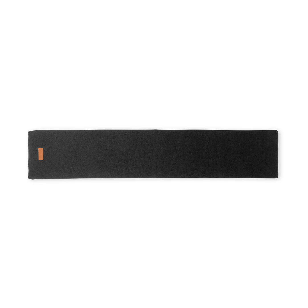 Acryl-sjaal-met-patch-160-x-30-cm-bedrukken-zwart