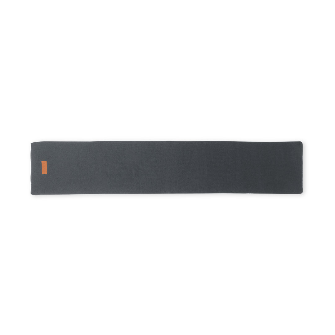 Acryl-sjaal-met-patch-160-x-30-cm-bedrukken-grijs