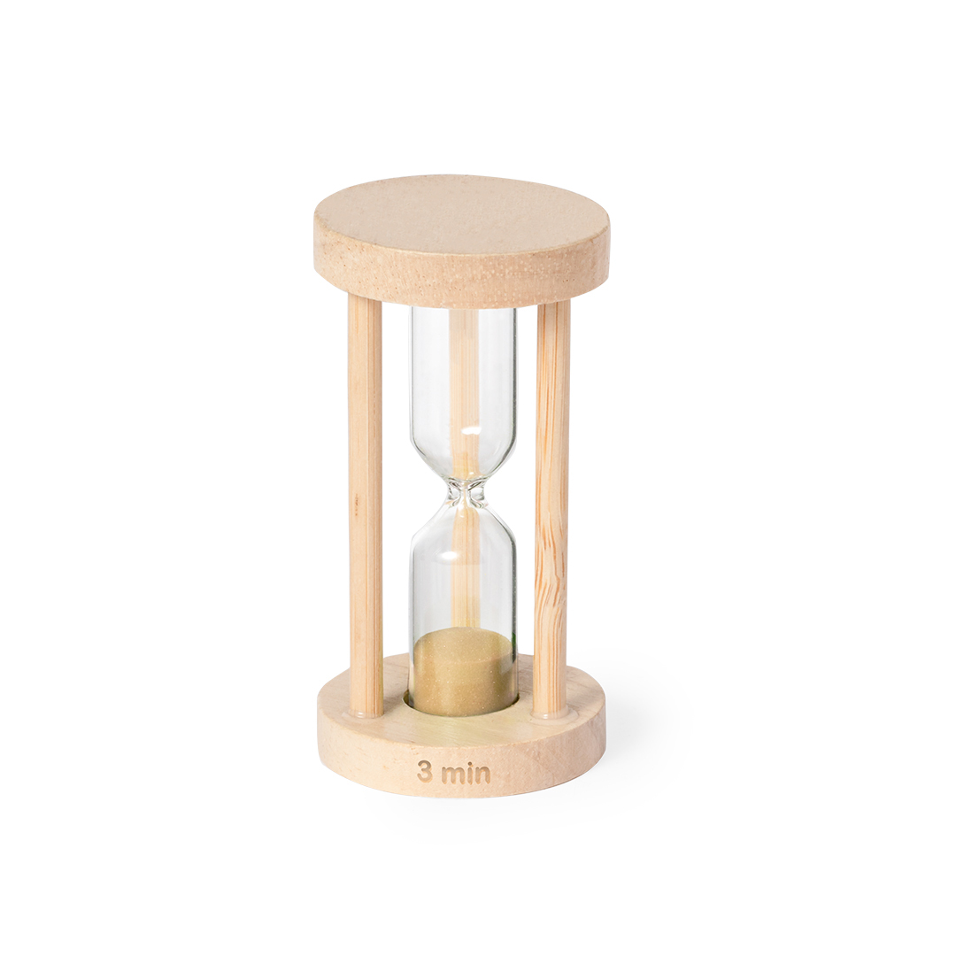 Zandloper-douchetimer-Hout-3-minuten-bedrukken-beige
