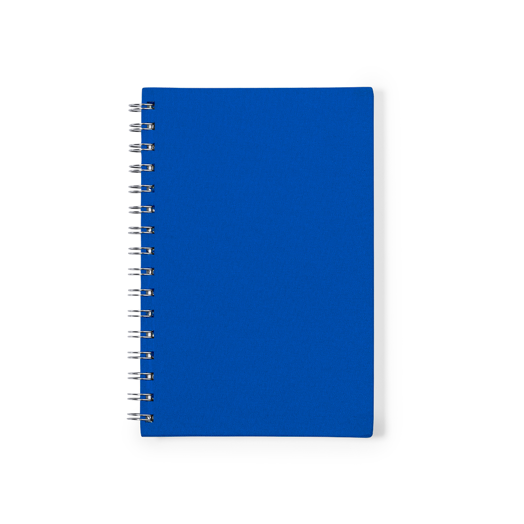 A5-notitieboek-spiraal-RPET-100-vellen-bedrukken-blauw