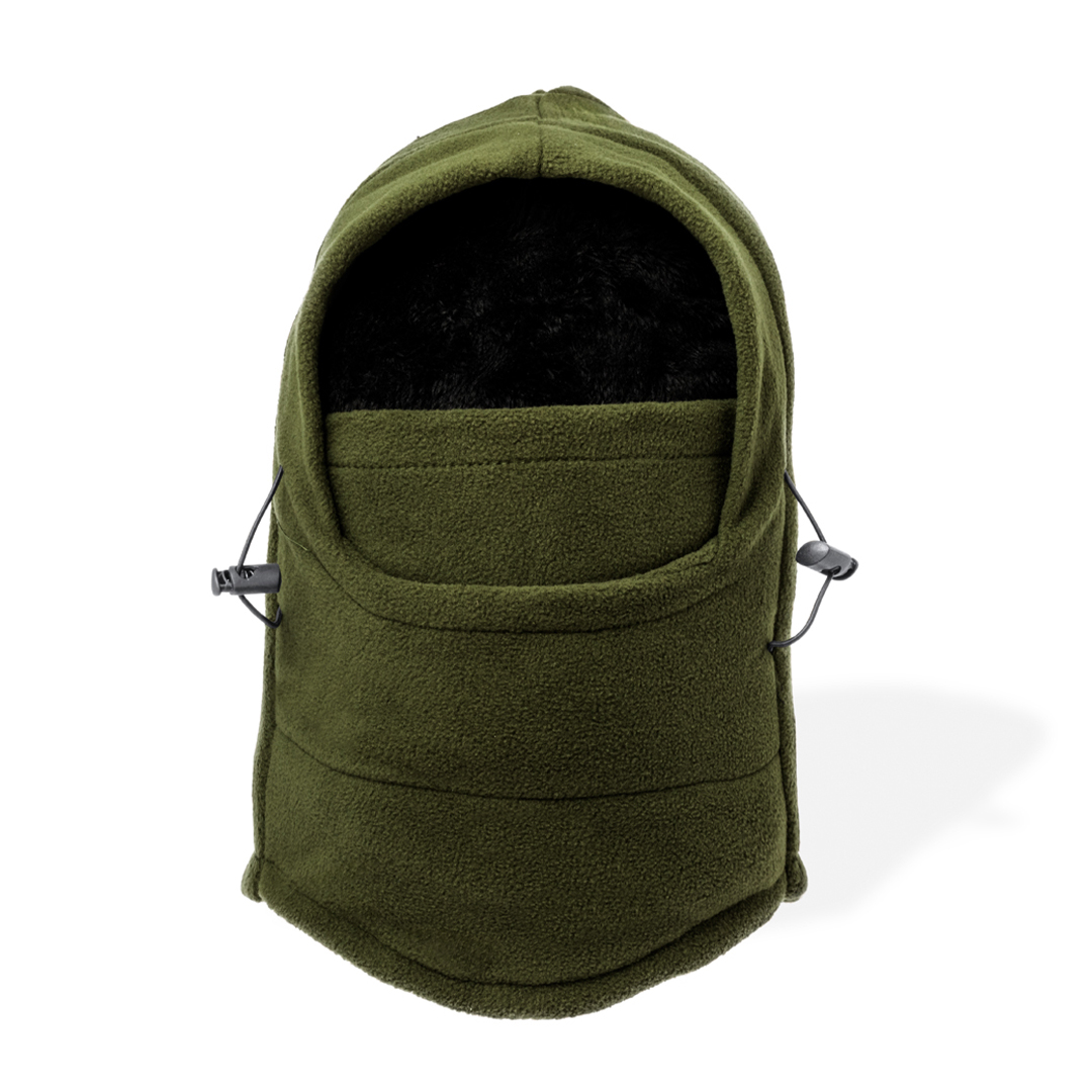 2-in-1-Colsjaal-en-bandana-Polar-fleece-200-gm-bedrukken-donkergroen
