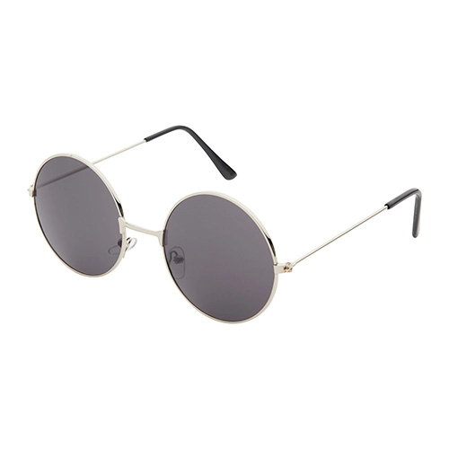Hippie-ronde-zonnebril-met-zilveren-frame-UV400-bedrukken-zwart