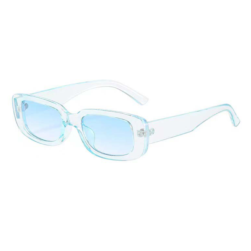 Zonnebril-dik-montuur-Classic-bedrukken-transparant-blauw