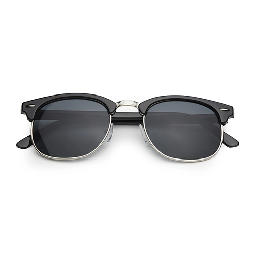 Club-zonnebril-classic-UV400-bedrukken-zwart-zilver