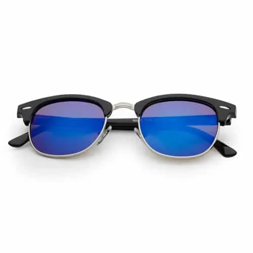 Club-zonnebril-classic-UV400-bedrukken-blauw