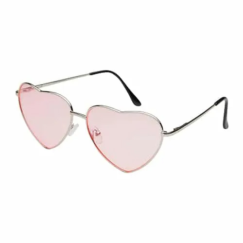 Hartjes-zonnebril-UV400-bedrukken-roze