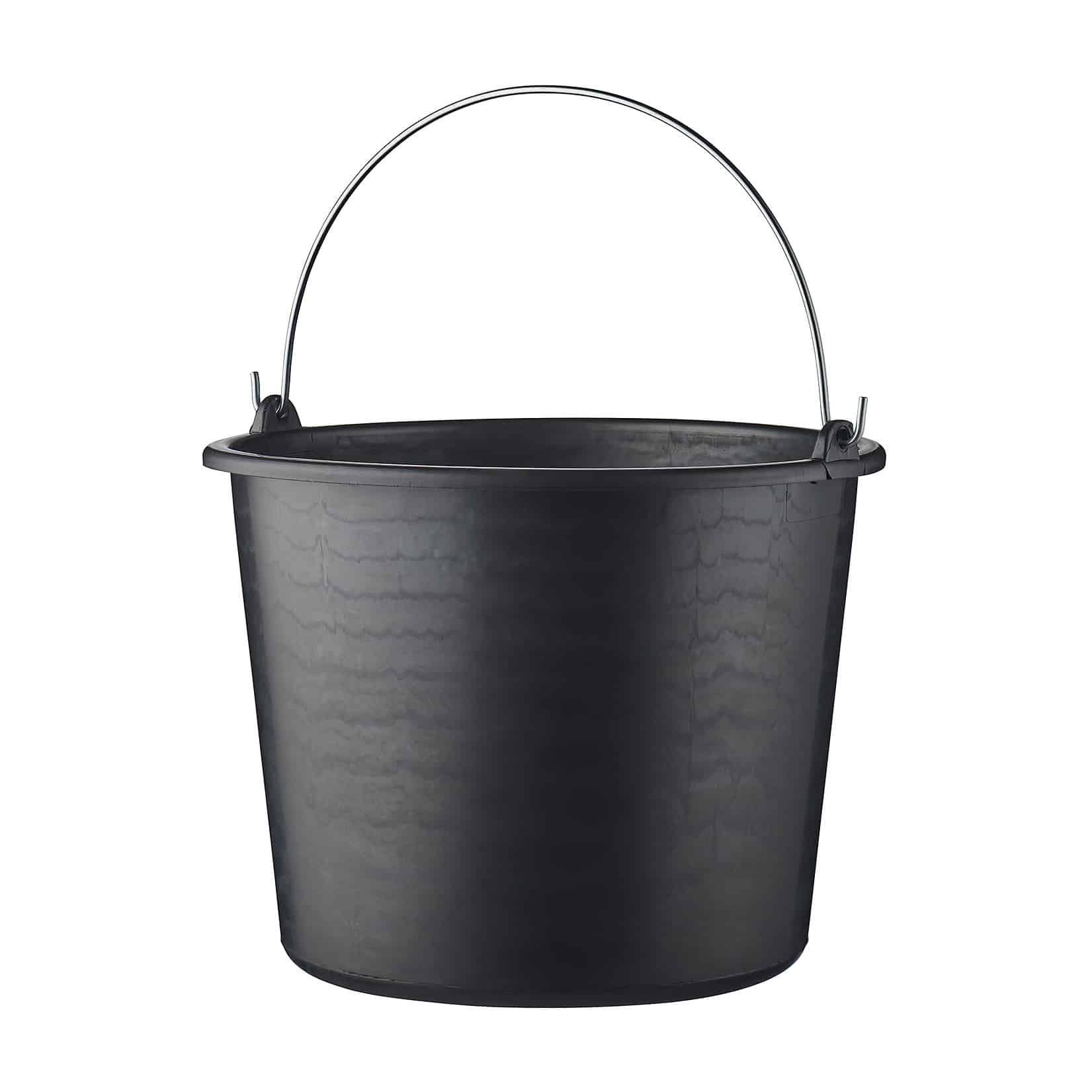 Zwarte-emmer-Gerecycled-kunststof-12-liter-bedrukken-zwart