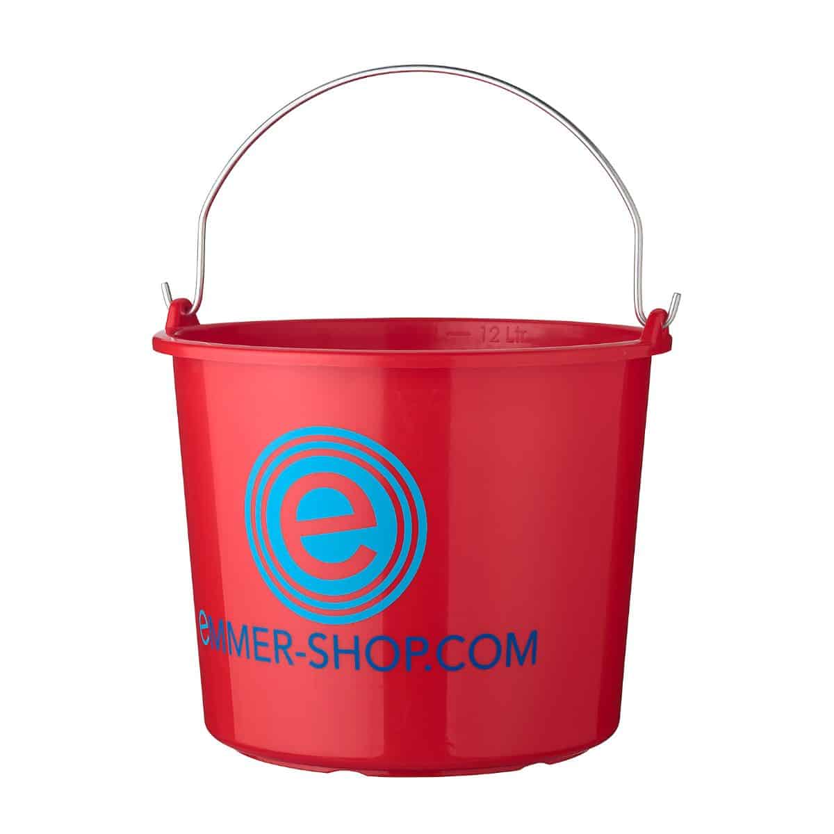 Luxe-emmer-Polypropyleen-12-liter-bedrukken-rood