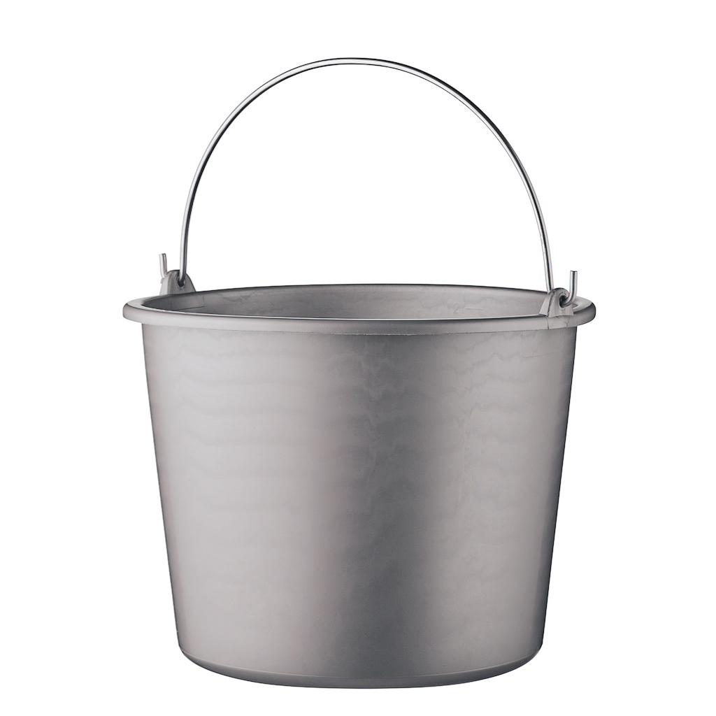 Grijze-emmer-Gerecycled-kunststof-20-liter-bedrukken-grijs