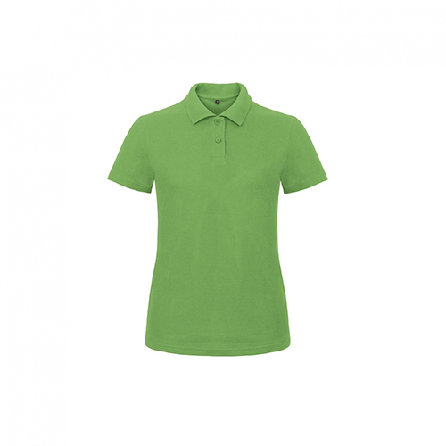 BC-ID001-damespolo-Piqu-katoen-180-gm-bedrukken-real-green