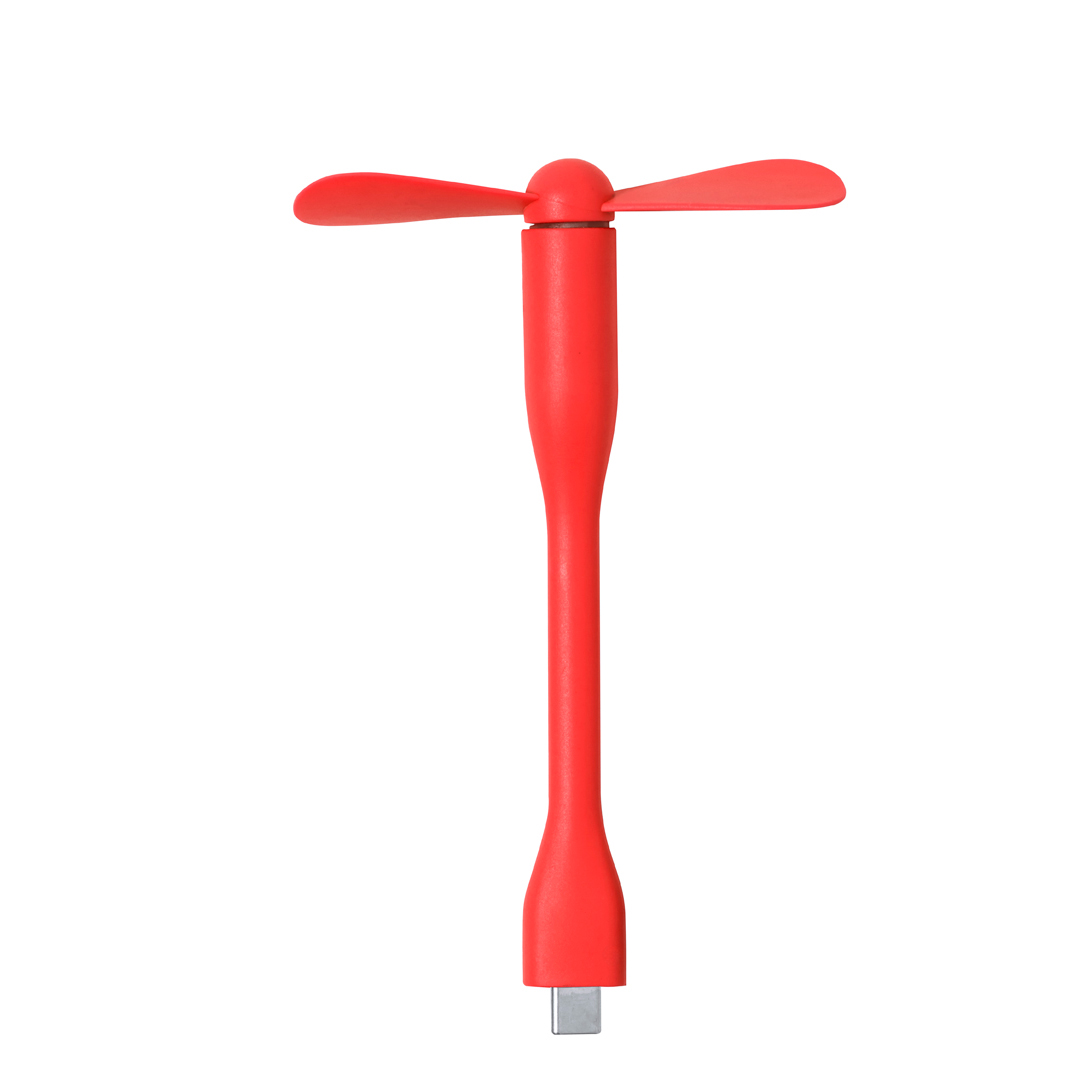 Smartphone-ventilator-USB-C-bedrukken-rood