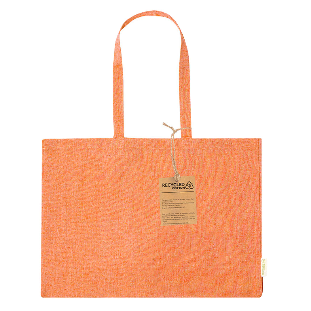 Draagtas-gerecycled-katoen-50-x-36-cm-220-gm-bedrukken-oranje